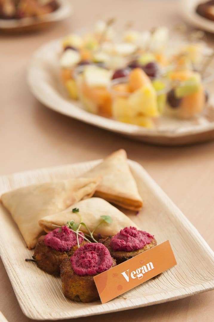 vegan finger buffet catering items